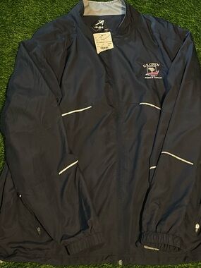 NWT 2019 U.S. Open Navy Windbreaker Jacket Large